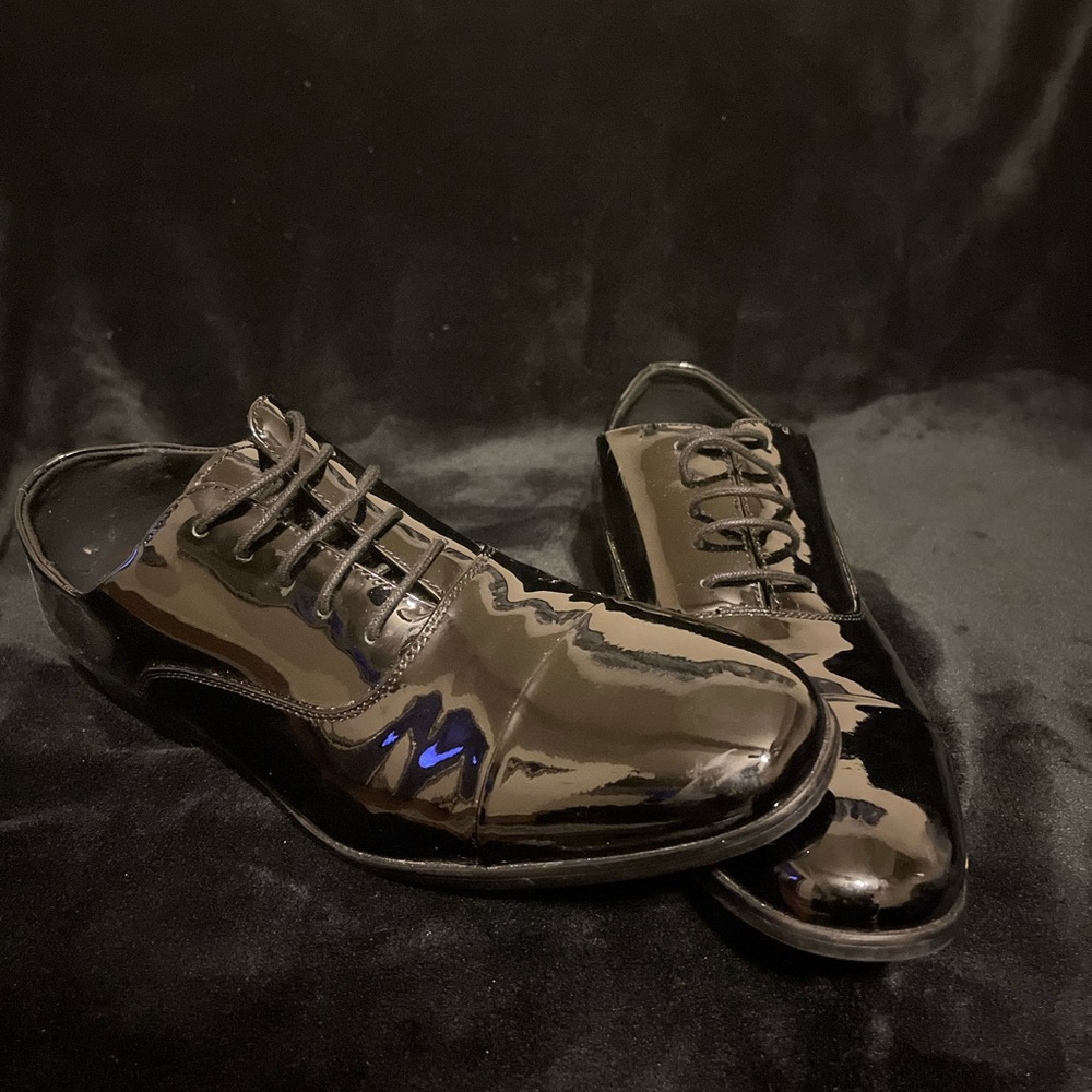 Saks Fifth Avenue Patton Leather Dress Shoes
